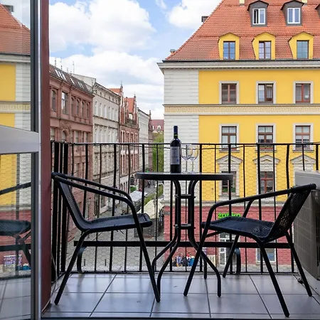 公寓 Swidnicka Market Square View Ac & Balcony - Properunit 弗罗茨瓦夫